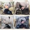 POPULAR N-Nnier Automata Ver1.1 Cushion Cover Comfortable Reversible Pillow Cover Ideal for Car Sofa Bedroom & Beyond