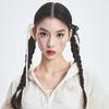 MLB Ribbon Strap Scrunchie Small NY (Cream)