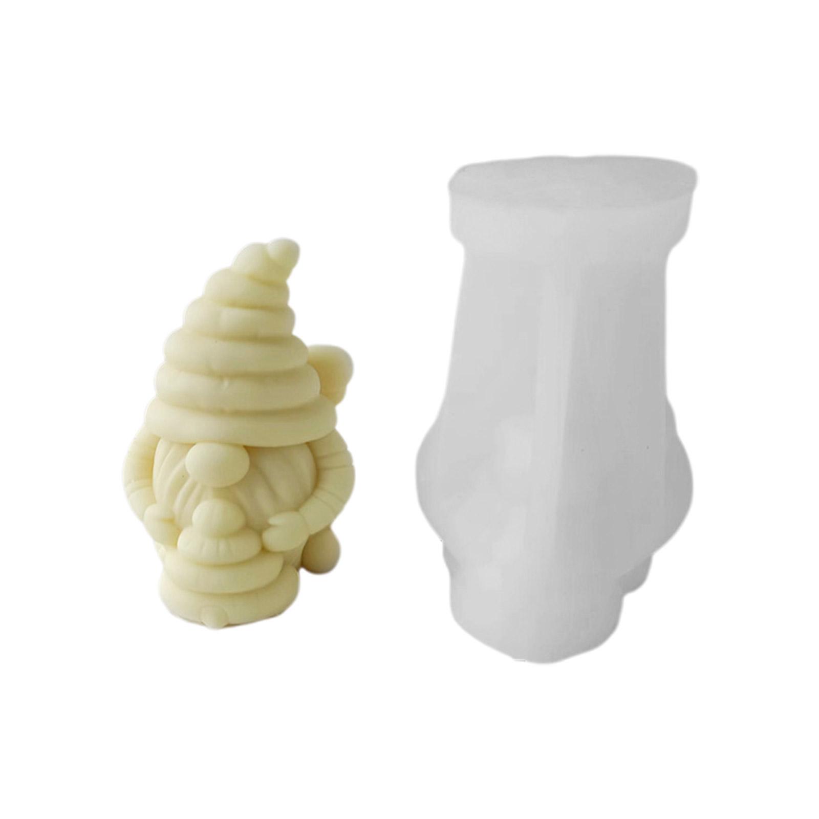 

Силиконовая форма для гнома, милая форма для свечей для ароматерапии, эпоксидная форма для гнома, гипса для рукоделия, мыла, подарков, изготовления свечей C