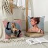P-Pommelien Thijs Gedoe Cushion Cover Breathable Linen Pillow Cover Skin-Friendly Home Decor Pillowcase With Hidden Zipper