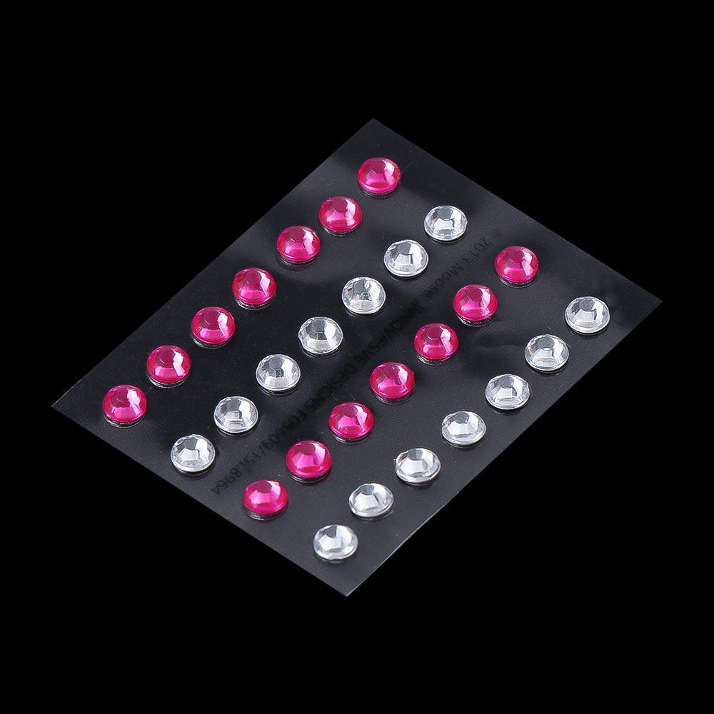 Pearls Festival Makeup Decoration Face Body Colored  Rhinestone Stickers Jewelry Stickers