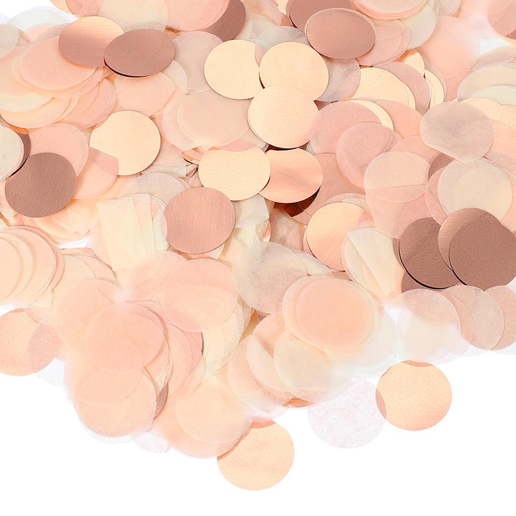 Ronde Tissuepapier Confetti 1 Inch Tafel Confetti Cirkel Stippen voor Bruiloft Verjaardag Feest Ballon Decoraties(1,76 oz)