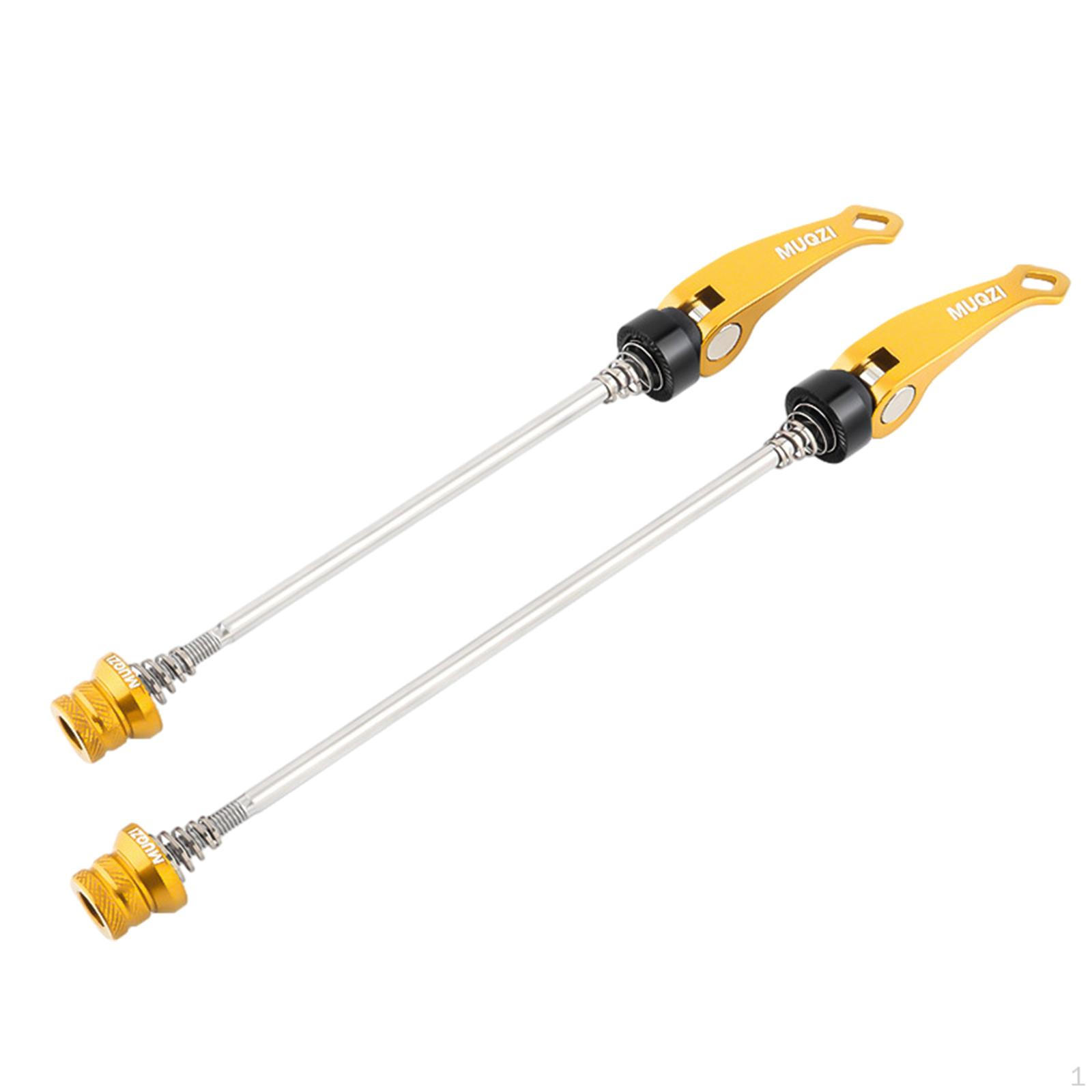 Bicycle Skewers Set, Quick Release Replacement, Bike Axle And Durable, Wheel