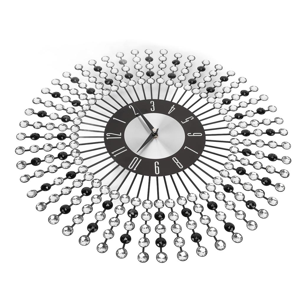 Schmiedeeisen Vintage Wanduhr Stumm Nicht tickend Hängeuhr für Zuhause Büro Klassenzimmer