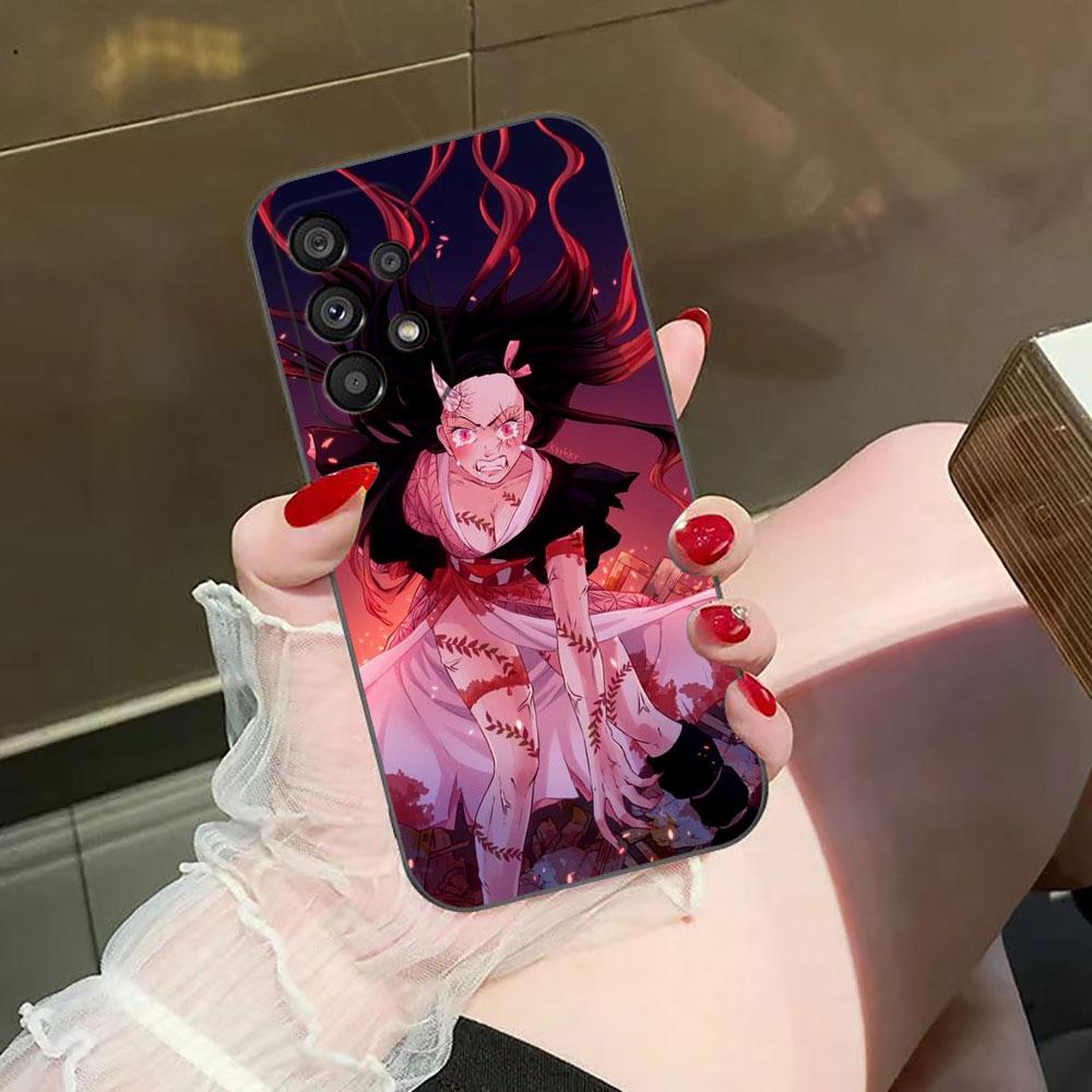 Anime Demons Slayers Tanjiro Phone Case For Samsung A73 A72 A71 A57 A56 A55 A54 A53 A52 A51 A37 A36 A32 A23 A22 A16 A15 A14 Case