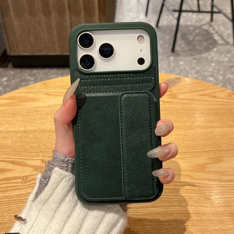 Magnetic Leather Card Holder Phone Case for iPhone 17 Pro Max