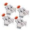 4PCS Open Right Angle Clamp 90 Degree Clip Fixer Stainless Steel Woodworking Corner Clip for DIY