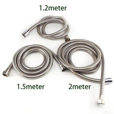 1,5/2 m Wasserduschkopf-Schlauchrohrverbinder, langes Rohr für Zuhause, Badezimmer, Duschverlängerung, Sanitär, Edelstahl