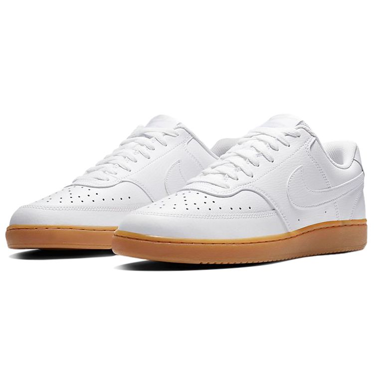Nike Court Vision Low White Gum Men Sneakers Photon-Dust Gum-Light-Brown CD5463-105