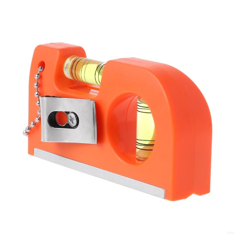 Level Bubble Spirit Level Ruler Mini Spirit Level with Strong Magnets Gauges Directions Water Level