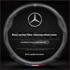 Car Steering Wheel Cover For Mercedes Benz A B C E S Class AMG GLA GLB GLC GLE CLA CLS SLC GLS GLK SLK Vito ML Pilot A45 C43 C63