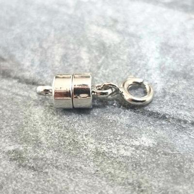 Armband Halskette Magnetischer Verlängerungsring Kette Silber