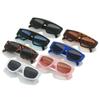Spring new sunglasses, European and American personality large frame Ins Internet celebrity glasses large frame simple sunglasses