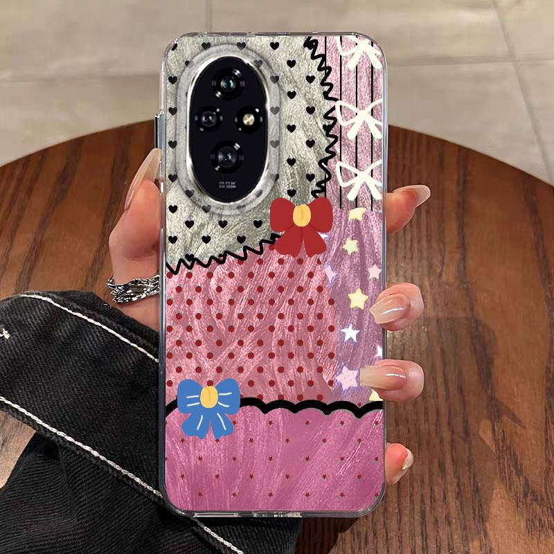 For Honor 400 Lite 200 Pro 200 Lite 5G Phone Cover Cartoon Cat Leopard Print Patterns Fashion Soft TPU Bumper For Honor 400 Lite