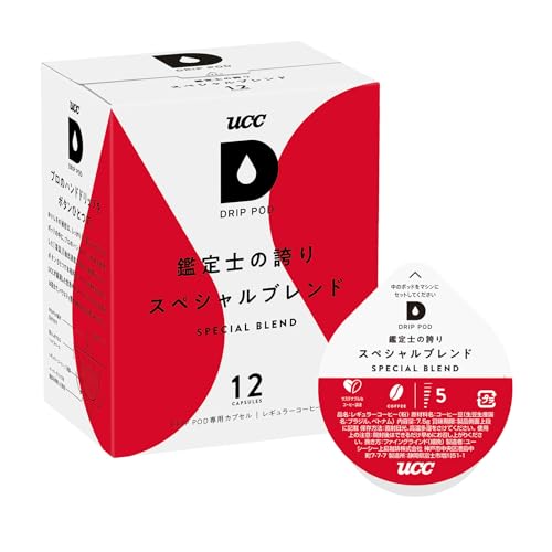 UCC Drip Pod Exclusive Capsule Appraiser's Pride Special Blend 12 Cups 90g Pod/Capsule