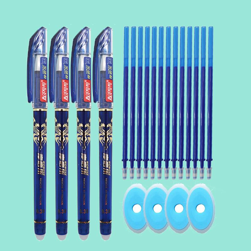 25 Pcs/Set 0.5mm Erasable Pen Blue Gel Ink Pens School Kids Students Stationery 25 Pcs/Set 0.5mm Erasable Pen Blue Gel Ink Pens School Kids Students Stationery