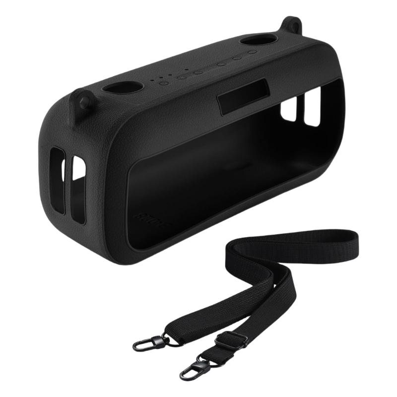 Portable Silicone Cover With Carrying Straps Protective Skin for Speakers, Water Resistant