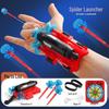 Spider Hero Wrist Launcher: Suction Cup Web-Shooter Toy with Sticky Wall Soft Bullet
