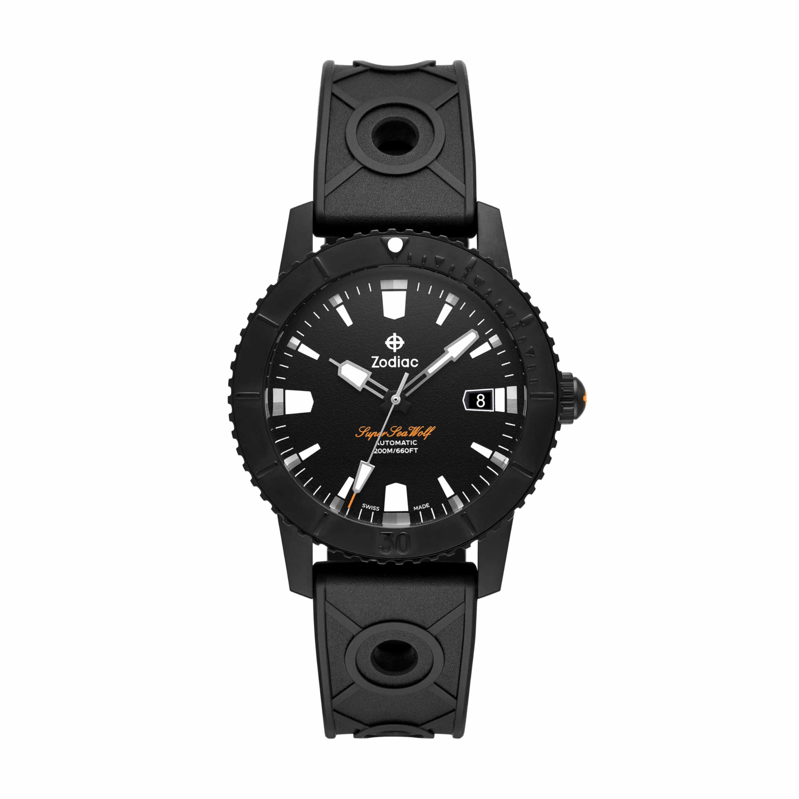 

Zodiac Analog Rubber Watch ZO9297 Men s чорний