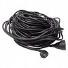 Extensão elétrica 50m 3x2.5mm² ip44 16a 2800w cabo forte de jardim