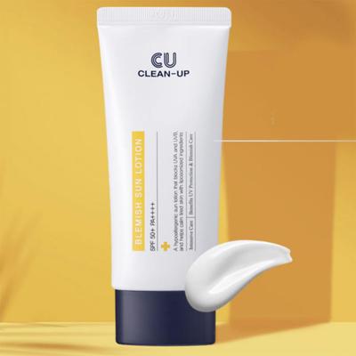 CU Clean Up Blemish Sonnenlotion 60ml SPF50+ PA++++, Kbeauty, koreanische Kosmetik, Probe