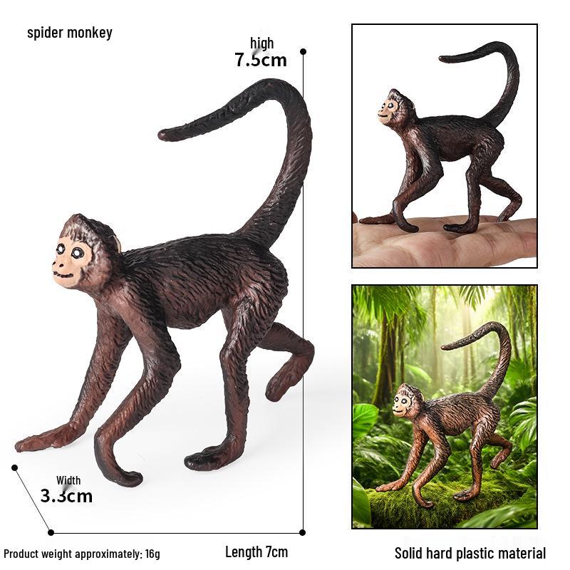 Cross-Border Children's Cognitive Animal Model: Gorilla, Monkey, Ape Toy Ornament