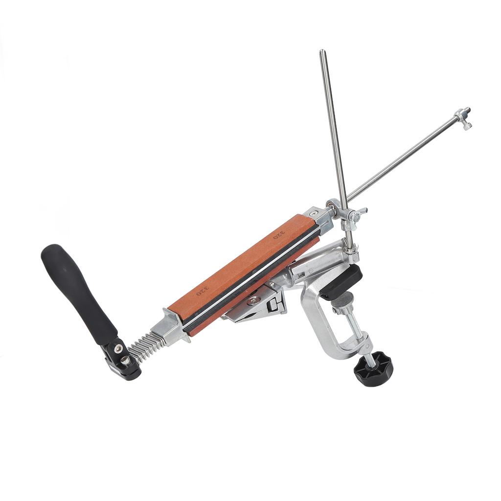Metall Festwinkel-Schärfer mit 4 Schleifsteinen 360 Grad Drehung Flip Messerschärf-Polierwerkzeug
