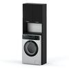 Freestanding Bathroom Cabinet Black 64CM Washing Machine Cabinet Bathroom Column