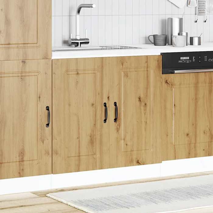 VidaXL Base Cabinet for Sink Kalmar Artisan Oak Engineered Wood 853456