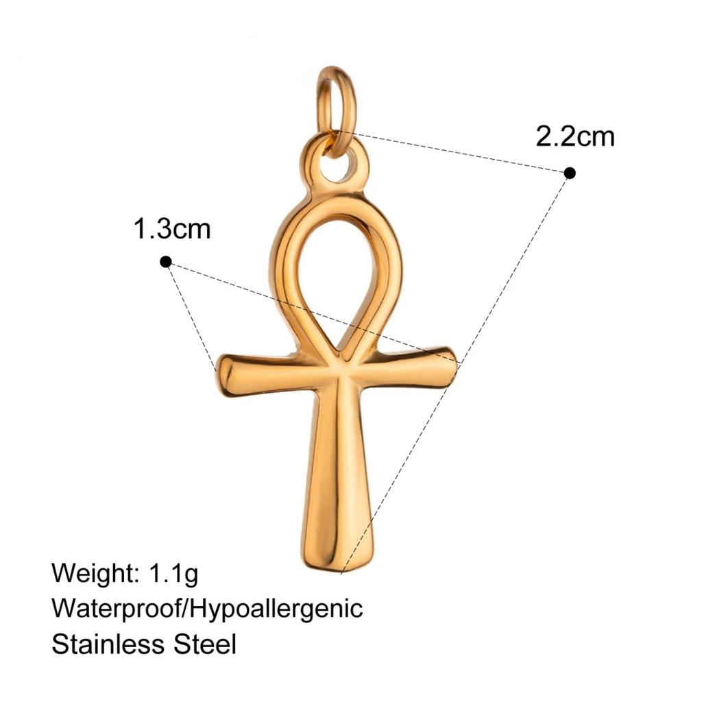 Hot Selling Summer Style Diy Pendant Waterproof 18k Gold Plated Stainless Steel Fashion Charms for Jewelry Making