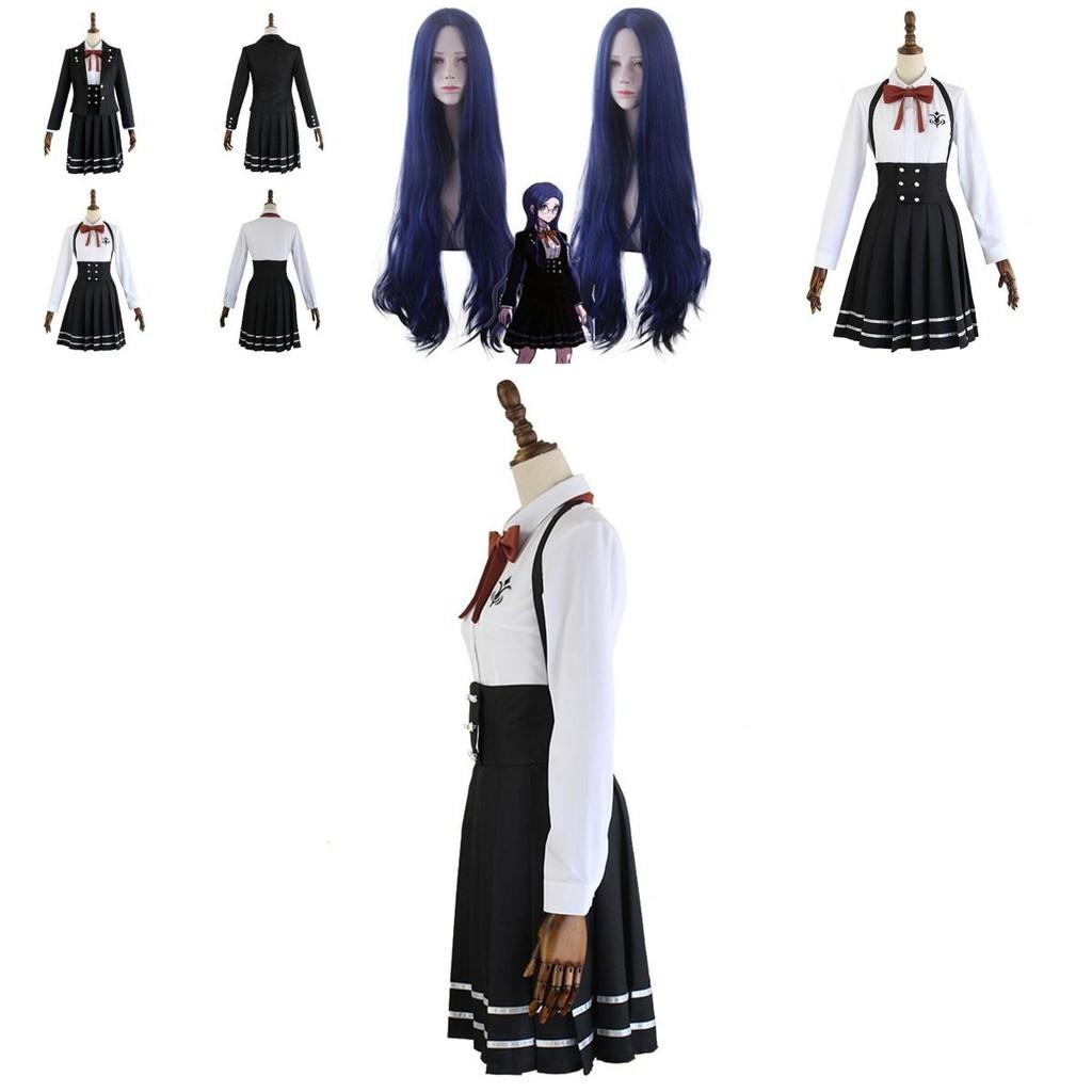Breathable And Durable Danganronpa V3 Shirogane Tsumugi Cosplay Suit With Wig