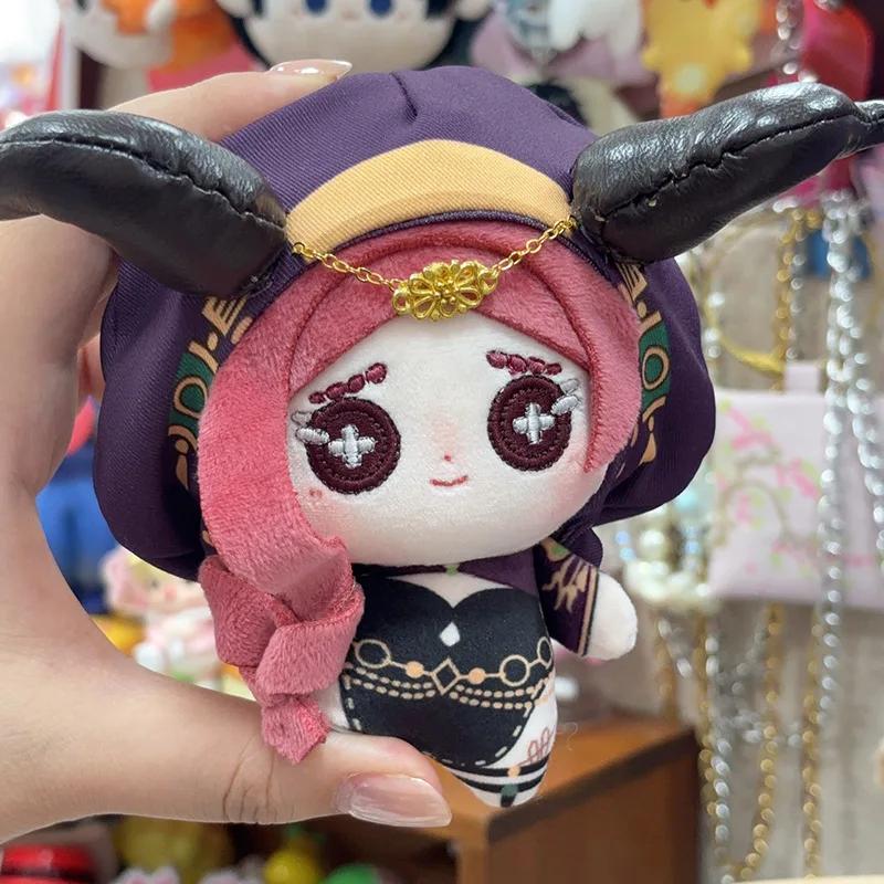 

10Cm Game Identity V Compilations Priestess Cosplay Cotton Doll Nunu Body Fiona Gilman Mini Soft Plushies Toy Figures Fans Gift