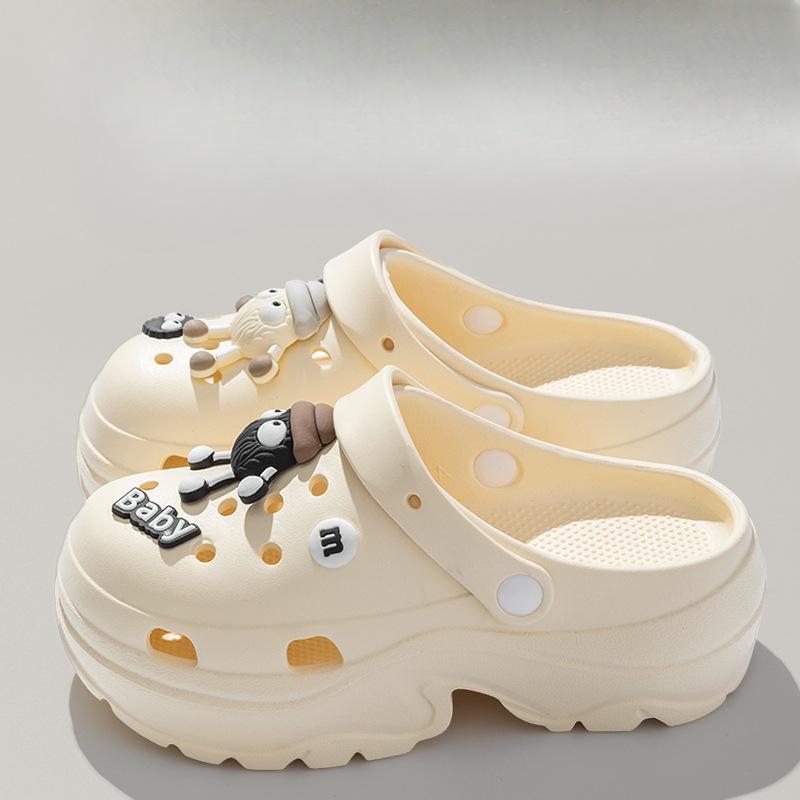 New Thick-soled Shoes, Anti-slip and Deodorizing, Beach Height-increasing Cool Slippers for Outdoor Wear