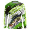 Men's 3D Bass Fishing Long Sleeve T-Shirt Moisturizing Core Sports