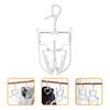 Foldable Stretchable Heavy Duty Hoodie Hanger Adjustable Plastic Clothes Hanger Household Drying Rack Hoodie Dry Hangers