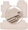 PREMIUM Beige Floor Mats For: Honda Civic VII 3-door Hatchback, Coupe 2001-2005