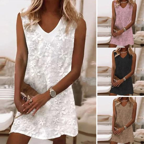 

Stylish Summer Dress Sleeveless Comfy Versatile