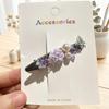 Korean Style Pearl Rose 3D Flower Duckbill Hair Clip