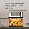2025 Touch Control Stainless Steel Air Fryer with Large Capacity and Visible Cooking Chamber