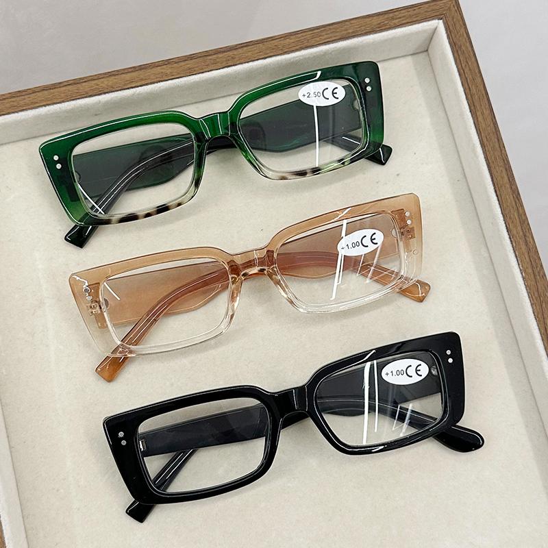 New Vintage Small Square Frame Reading Glasses Anti Blue Light Presbyopia Eyewear for Women Men Eye Protection