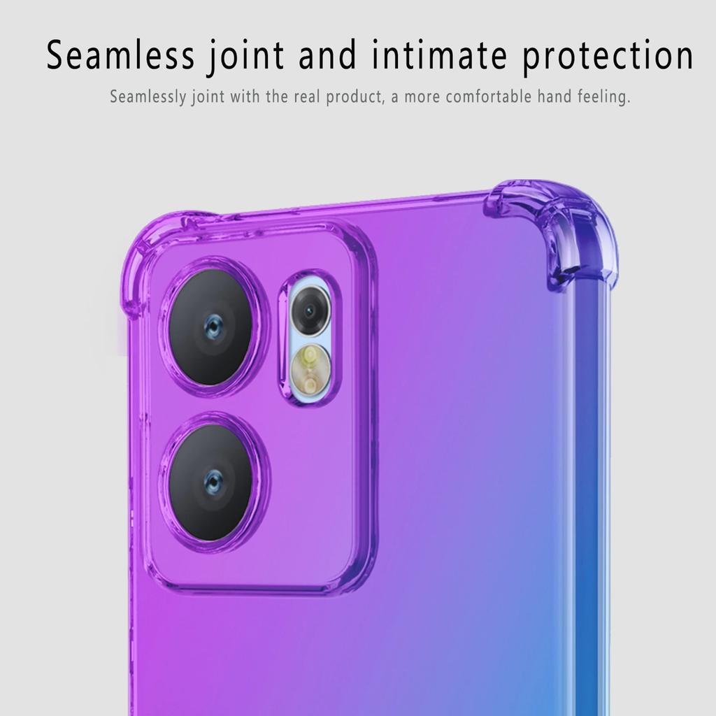 Gradient Airbag TPU Case for OPPO Reno 14 Pro 14F 13F 13FS 5G Reno14 Reno13 F FS Protective Shockproof Cover Fundas Coque Capa