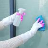 Nitril-Geschirrspülhandschuhe, Küchengeschirrspüler, langlebige Latexwäsche, wasserdichte Haushaltsgummihandschuhe für Damen