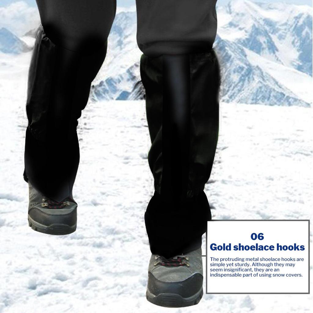 Leg Gaiters 2-Piece Waterproof Leg Guards Boot Gaiters Calf Protector Outdoor Gear For Hunting Men Landscaping Women Running