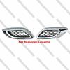 Exterior Left Right Side Body Fender Air Inlet Grille Trim For Maserati Ghibli Levante Quattropor 2014-2022