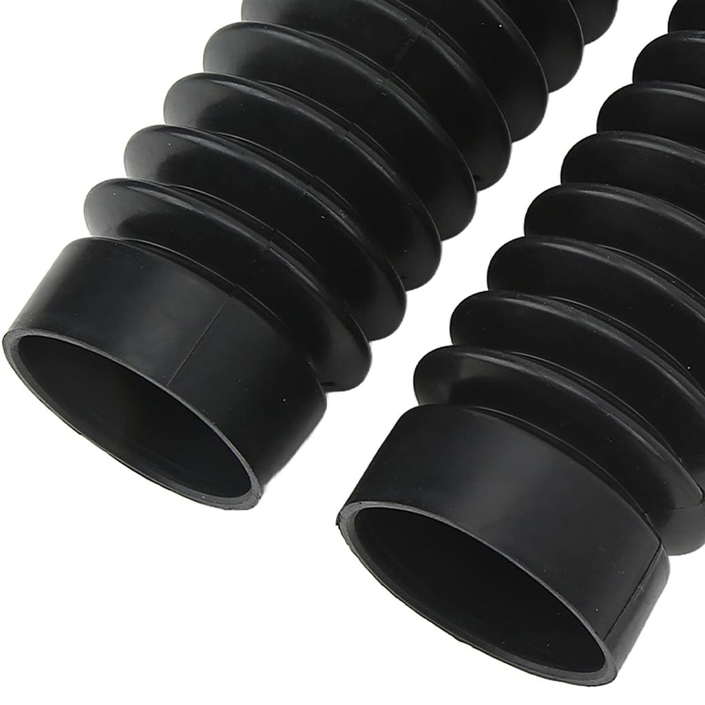 Motorcycle Front Fork Boots, Rubber Front Fork Covers, Shock Absorbing, Easy Installation, Fits CL400, CB400, CB500, and CB400ss, 1 Pair