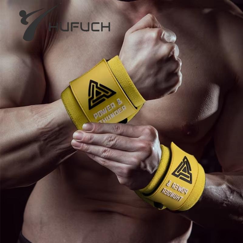 1 Pair Premium Wrist Support Fitness Wristbands Protect Your Wrist During GYM Workouts Ideal for Intense Bench Press Deadlift 1