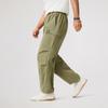 Li Ning Badfive Casual Simple Solid Color Straight Leg Knitted Sports Pants Men Bottoms Sandalwood-Green AKXV027-6
