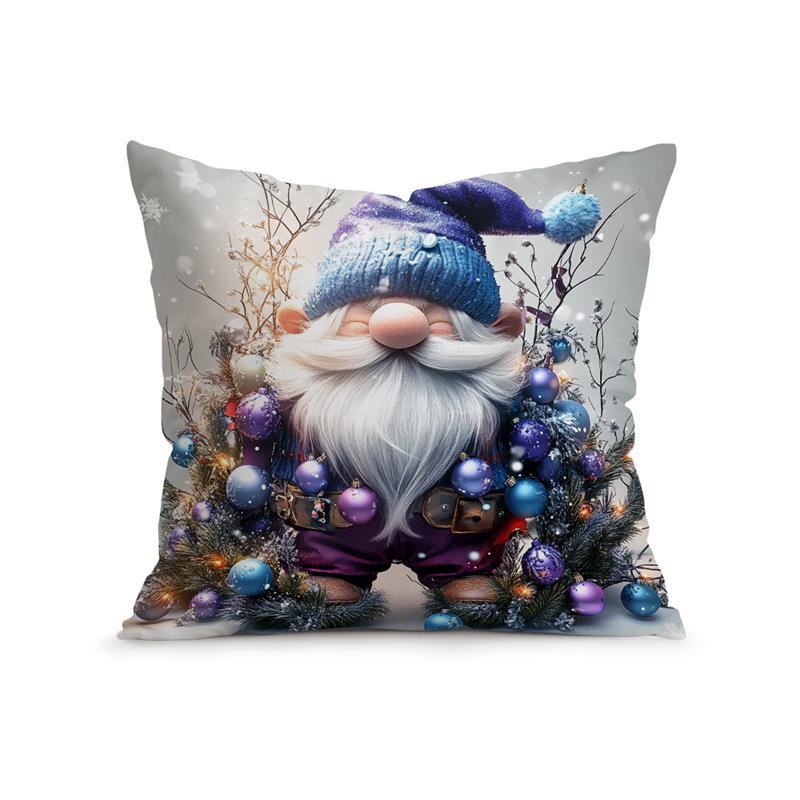 Home Decor Christmas-Themed Decorative Pillow Covers Pattern Cushion Cover Suitable For Sofa Bedroom Car Pillow Cover