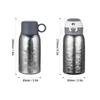 Titanium Water Bottle Insulated Water Bottle with Straw 600ml Double Insulated Ultra-Light Portable