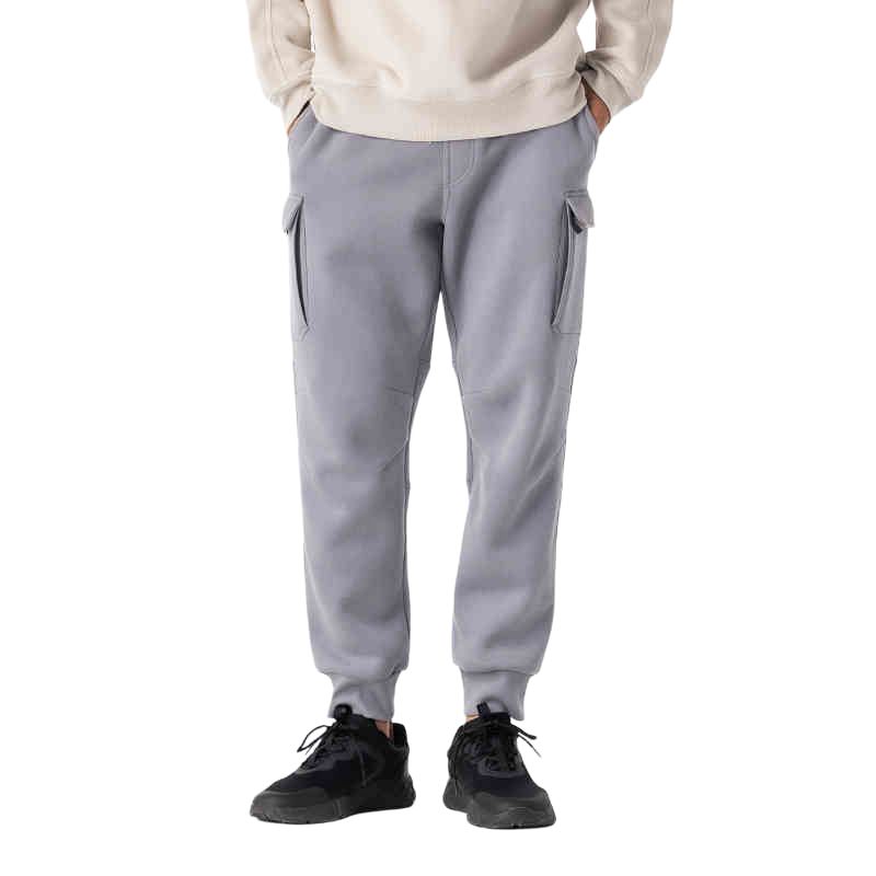 Decathlon Men's Training Solid Color Warm Casual Fleece Knit Sweatpants Men's